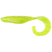 Bass Assassin SW Curly Shad 4 Chart Silver Glitter 10p