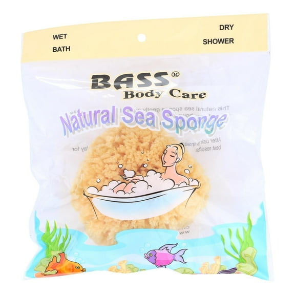Bass Body Care Natural Sea Sponge - 1 Each - CT