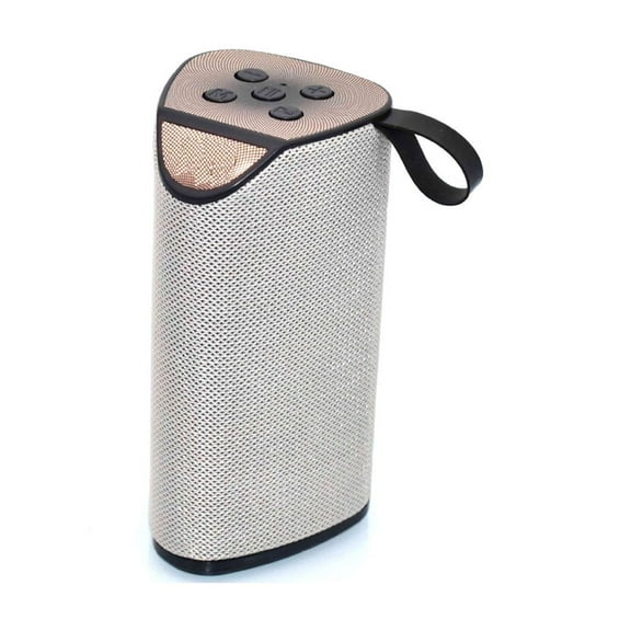 Bass Booster Bluetooth Speaker - SILVER GRAY