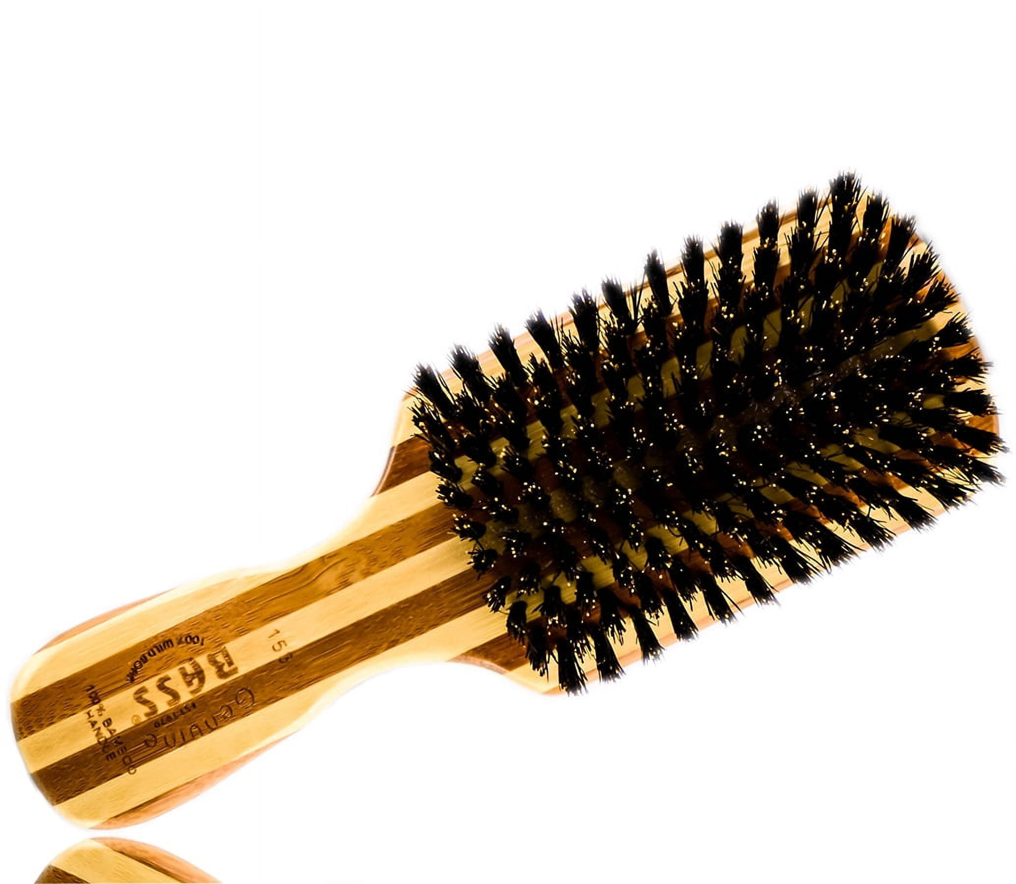 Bass Brushes Classic Wood Boar Brush Model 153
