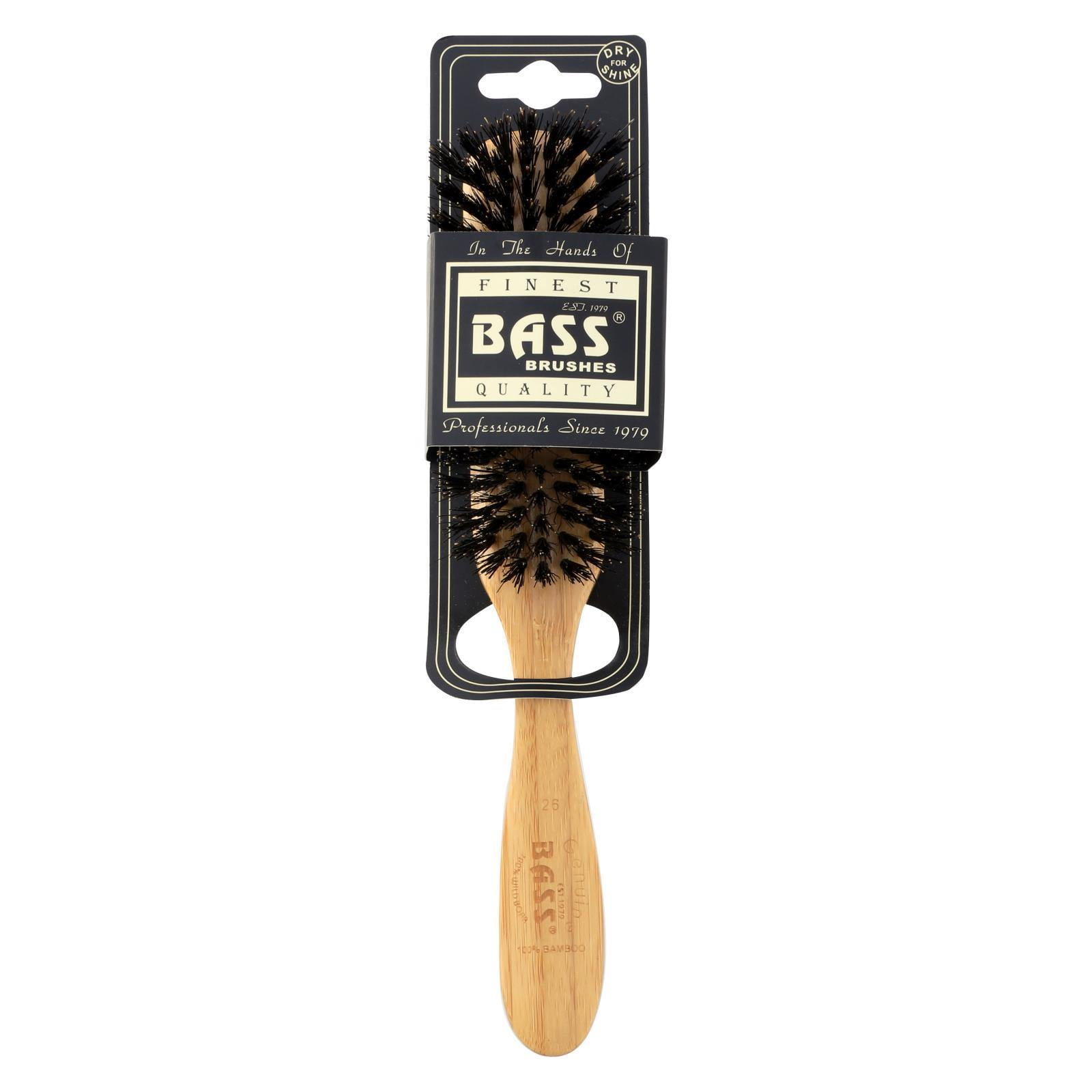 Bass Brushes Semi Oval Wild Boar Hair Brush