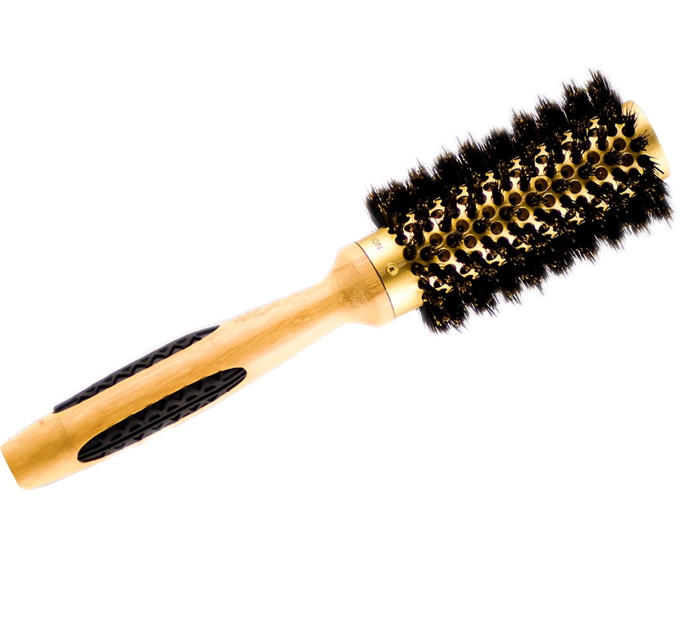 Bass Brushes Small Tourmaline Ionic Barrel with Rapid Heat Transfer 20% Bio Material Handle with High Heat Resistance 1 Brush