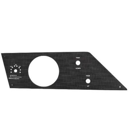 Bass Cat Boat Blank Instrument Panel | 14 x 4 1/8 Inch Grid