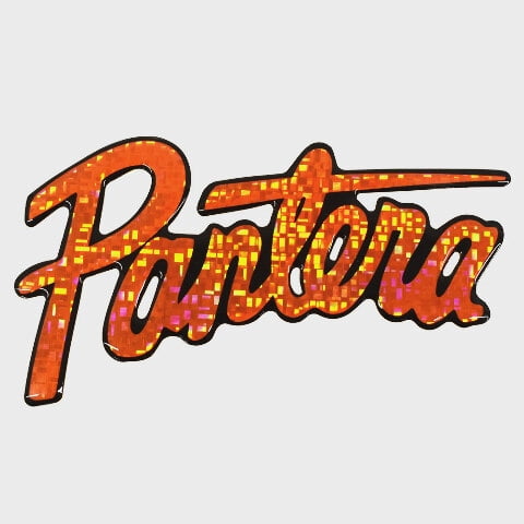 Bass Cat Boat Brand Decal 33135 | Holographic Orange Pantera Sticker