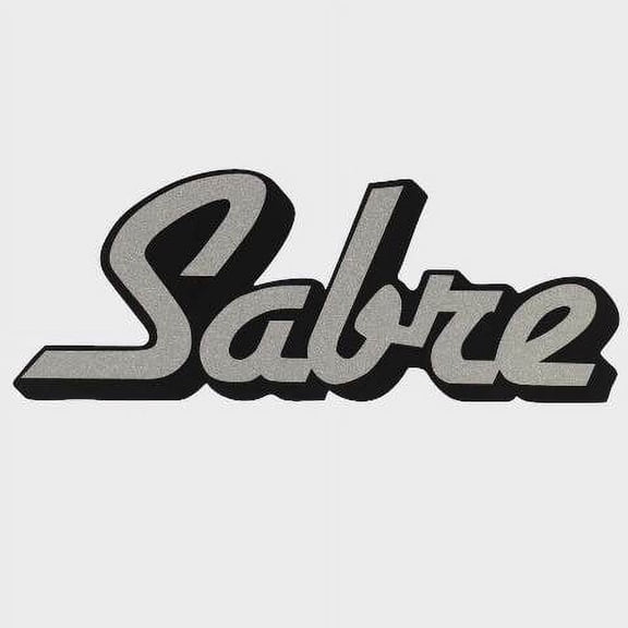 Bass Cat Boat Brand Decal | Sabre Silver Sparkly Sticker
