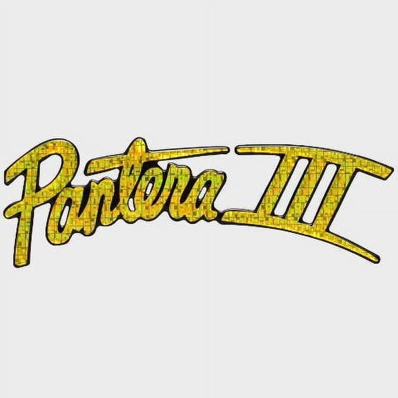 Bass Cat Boat Emblem Sticker Decal 90122 | Pantera III Gold Holo
