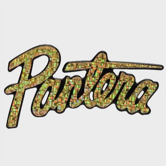 Bass Cat Boat Emblem Sticker Decal | Pantera Gold Holo Vinyl