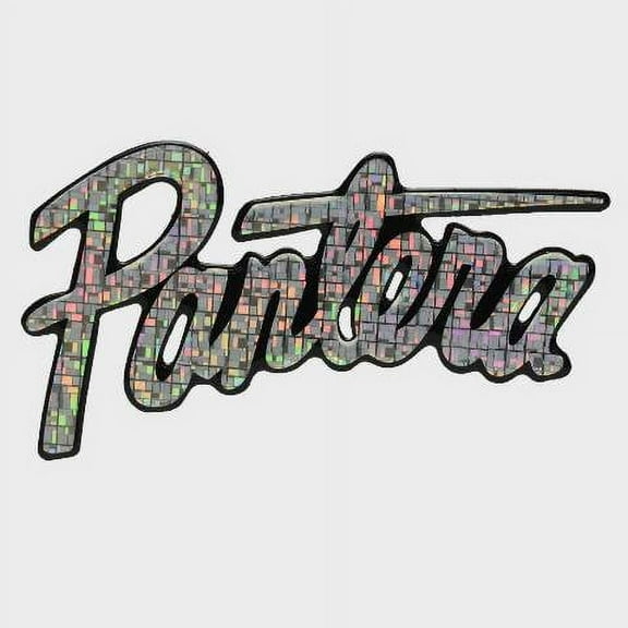 Bass Cat Boat Emblem Sticker Decal | Pantera Silver Holo Vinyl