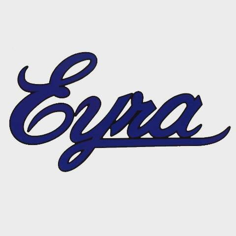 Bass Cat Boat Model Decal Flat Sticker 90143 | Eyra Blue Black