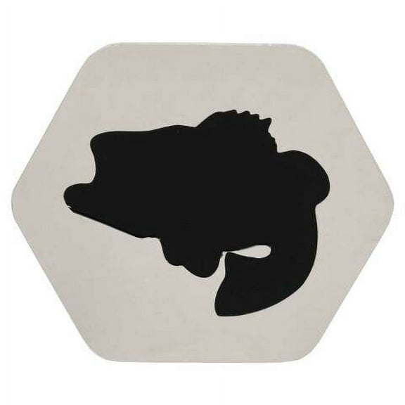 Bass Cat Boat Steering Wheel Cap Insert | Silver Black Logo