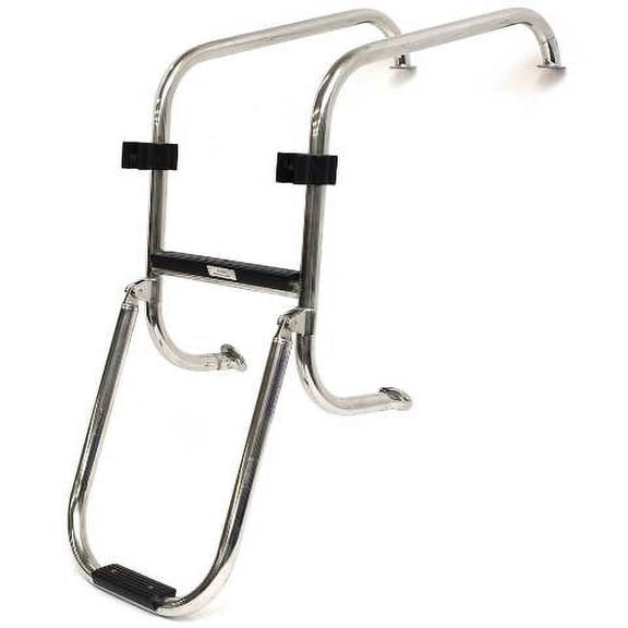 Bass Cat Puma Boat Folding Ladder 49511 | 2008 Stainless 2-Step