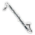 thumbnail image 1 of Bass Clarinet - 8" Vinyl Sticker - For Car Laptop I-Pad - Waterproof Decal, 1 of 1