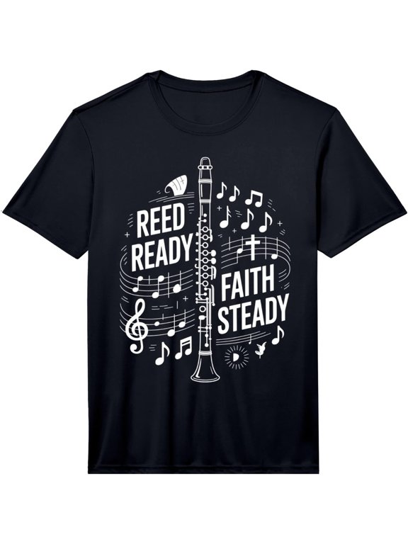 Bass Clarinet Player Jesus Christ Clarinetist Performance Christian Gift Idea For Special Celebrations T-Shirt, Size S-5XL