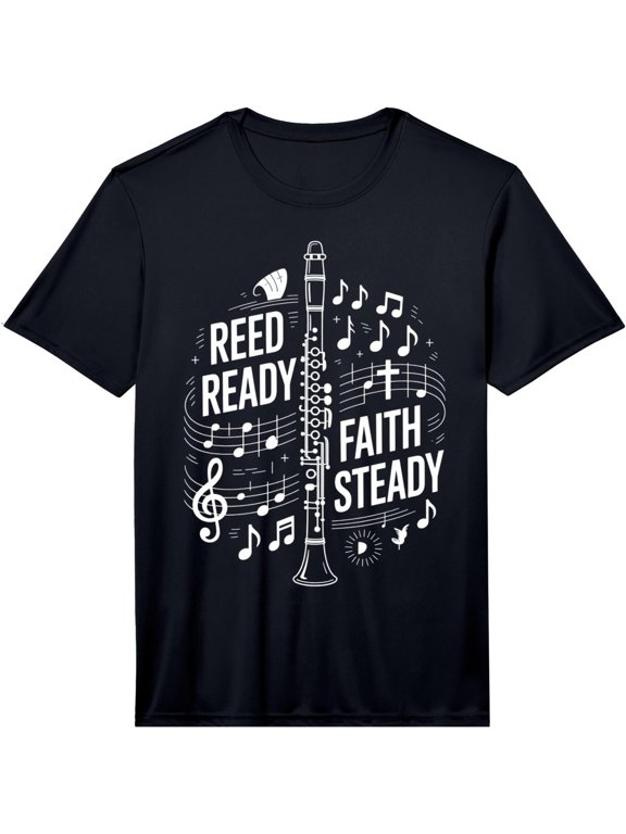 Bass Clarinet Player Jesus Christ Clarinetist Performance Gift Idea For Special Celebrations Christian T-Shirt, Size S-5XL