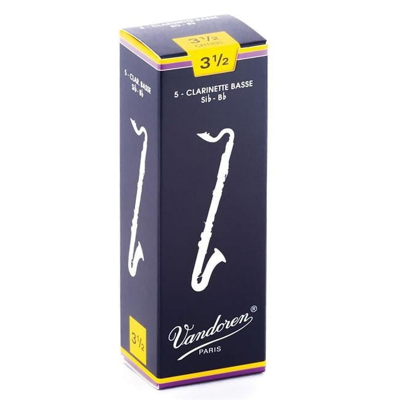 Bass Clarinet Traditional Reeds - Strength No. 3.5