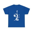 thumbnail image 1 of Bass Clef Bass Guitar Tshirt, 1 of 2