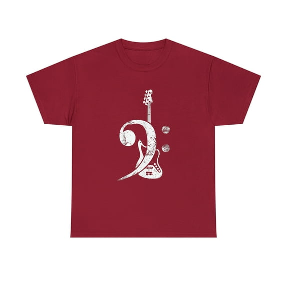 Bass Clef Bass Guitar Tshirt