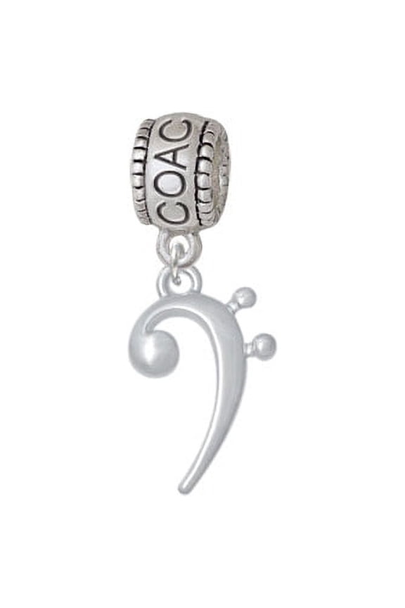 Bass Clef - Coach Charm Bead