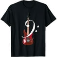 thumbnail image 1 of Bass Clef Headstock Guitar bass for bass player gifts T-Shirt, 1 of 4