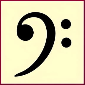 Bass Clef Stencil - Music Musical Notes Decor Reusable Laser Cut Mylar Template for Painting Home Decor Crafts Home Animals Inspiration Paisley - The Artful Stencil