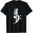 thumbnail image 1 of Bass Clef and Headstock bassist T-Shirt, 1 of 4