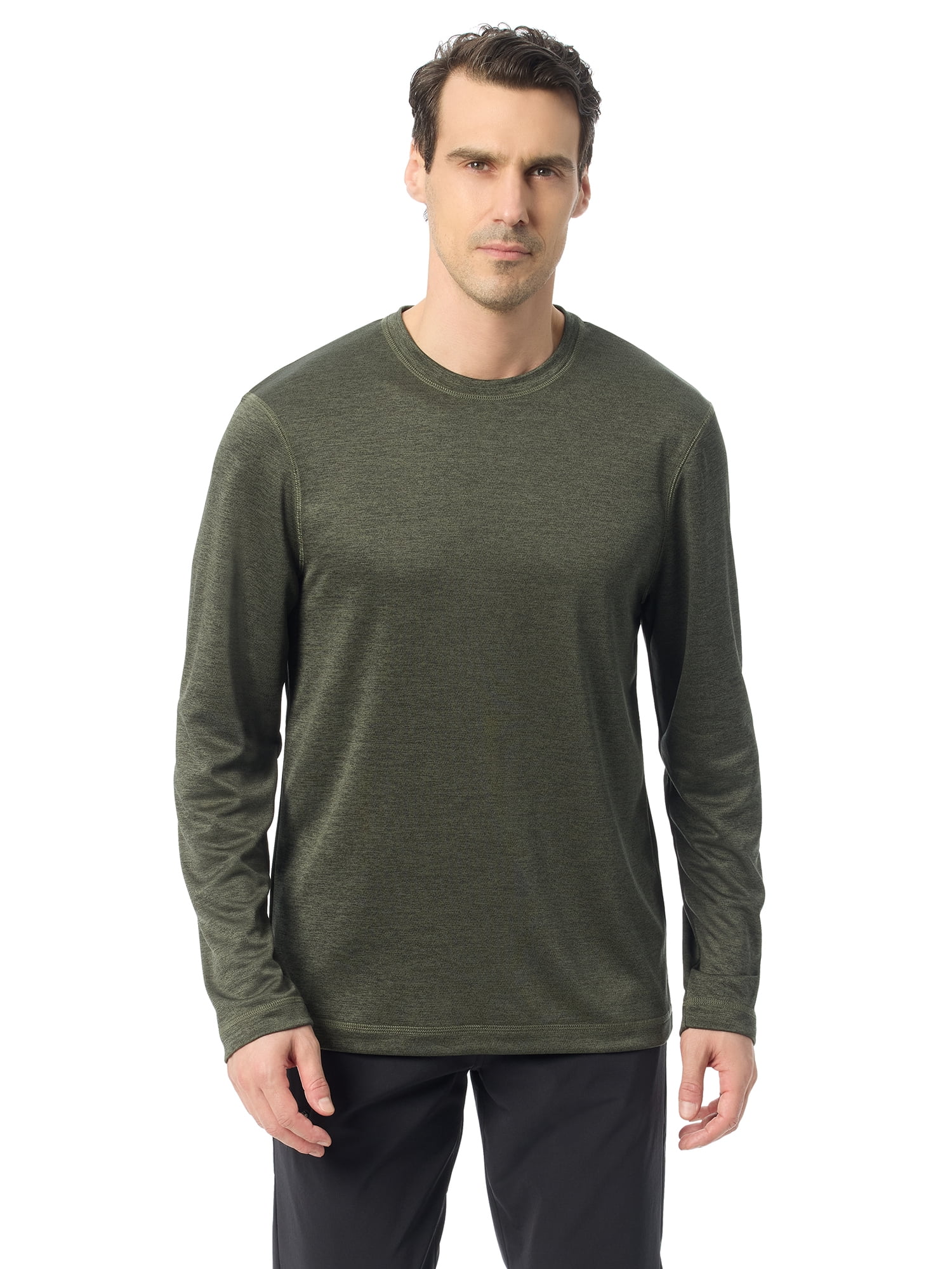 Bass & Co Men's & Big Men's Long Sleeve Hiker Tech Tee, Sizes S-XXXL