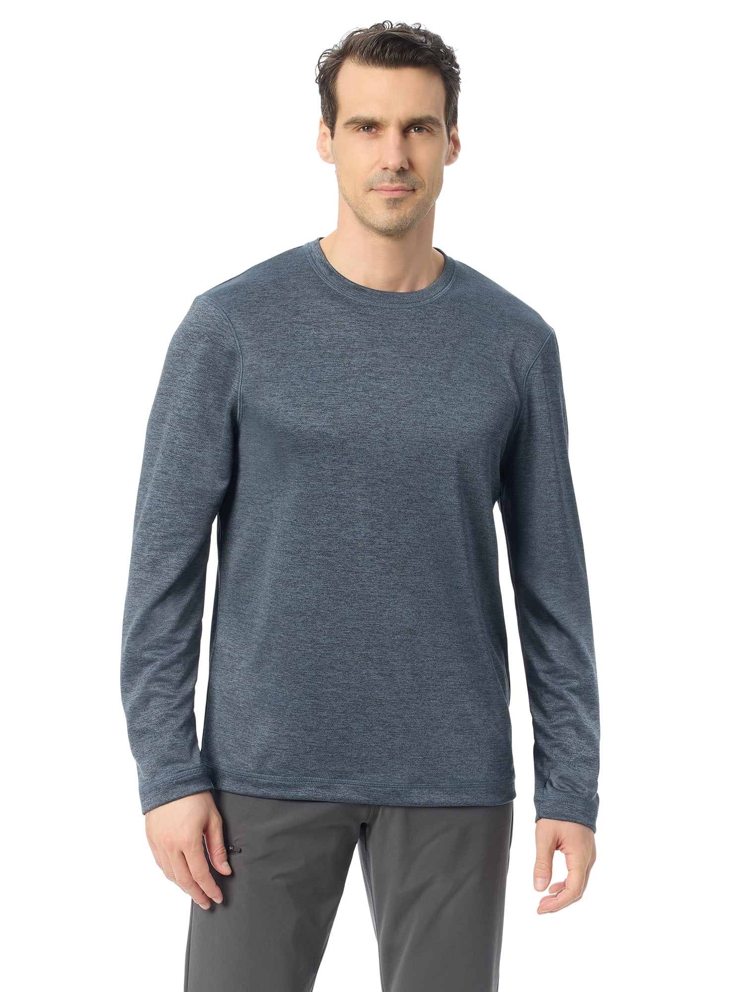 Bass & Co Men's & Big Men's Long Sleeve Hiker Tech Tee, Sizes S-XXXL