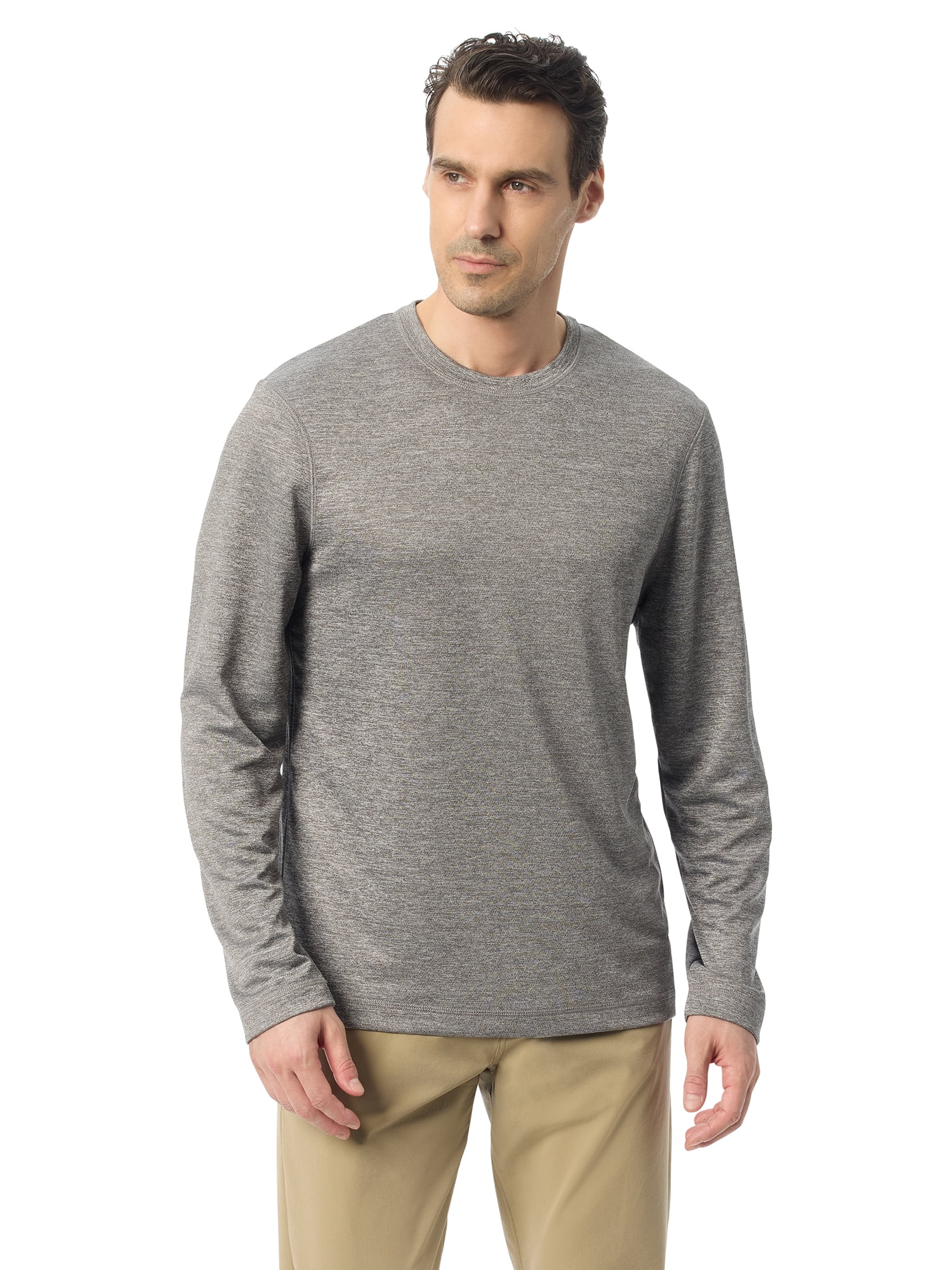 Bass & Co Men's & Big Men's Long Sleeve Hiker Tech Tee, Sizes S-XXXL