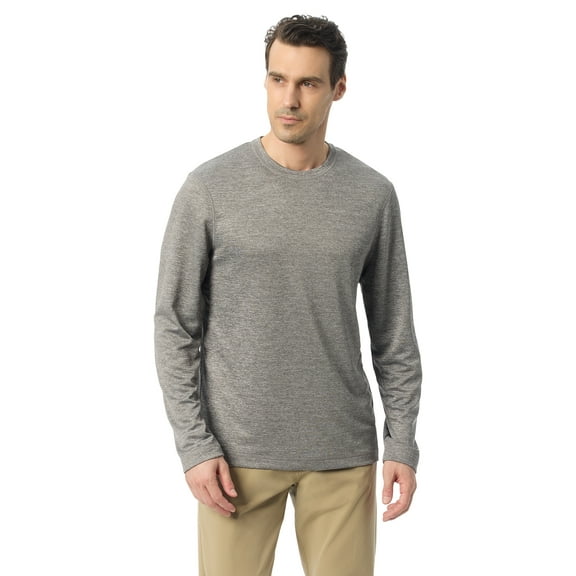Bass & Co Men's & Big Men's Long Sleeve Hiker Tech Tee, Sizes S-XXXL