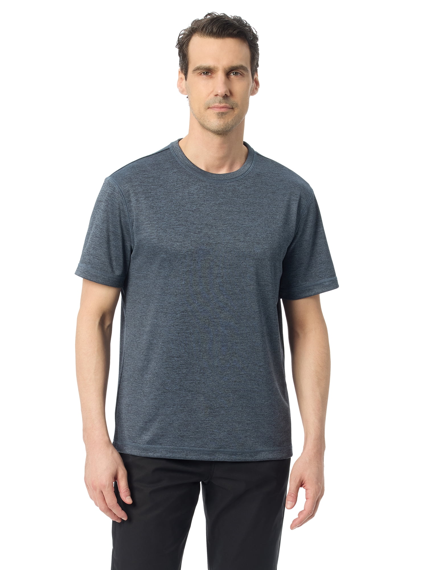 Bass & Co Men's & Big Men's Short Sleeve Hiker Tech Tee, Sizes S-XXXL