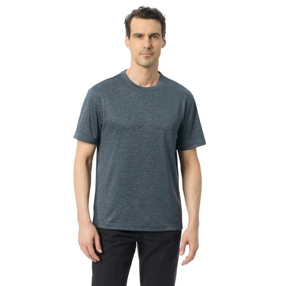 Bass & Co Men's & Big Men's Short Sleeve Hiker Tech Tee, Sizes S-XXXL