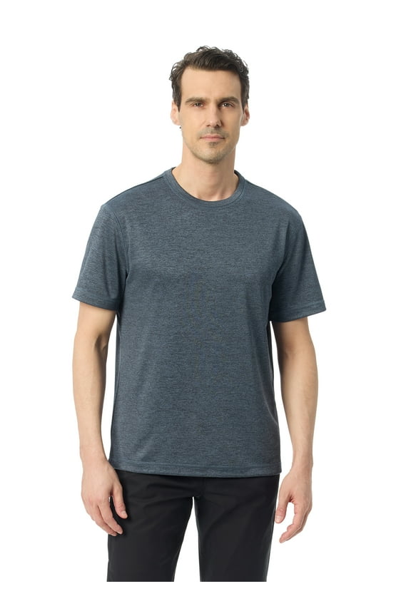 Bass & Co Men's & Big Men's Short Sleeve Hiker Tech Tee, Sizes S-XXXL
