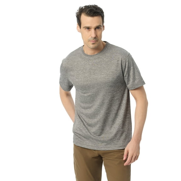 Bass & Co Men's & Big Men's Short Sleeve Hiker Tech Tee, Sizes S-XXXL