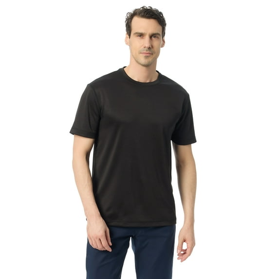 Bass & Co Men's & Big Men's Short Sleeve Hiker Tech Tee, Sizes S-XXXL