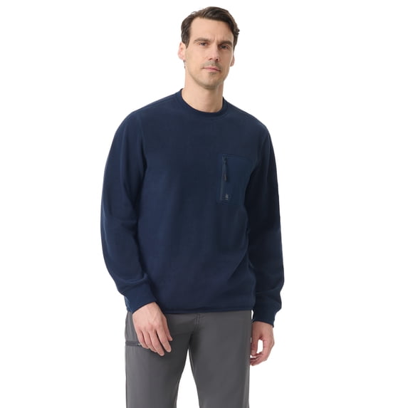 Bass & Co Men's Polar Utility Crew Fleece, Sizes S-3XL