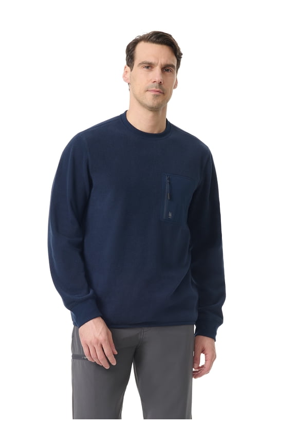 Bass & Co Men's Polar Utility Crew Fleece, Sizes S-3XL