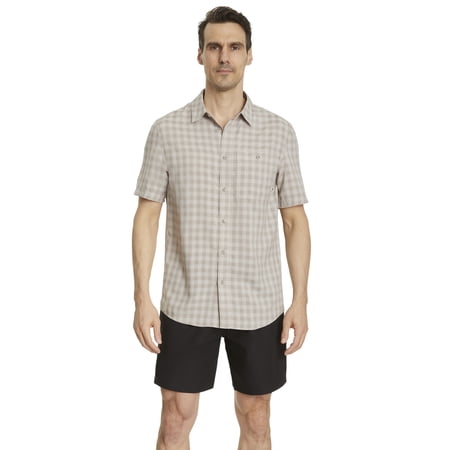 G.H. Bass Bass & Co Men's Short Sleeved Plaid Shirt, Sizes S-3XL