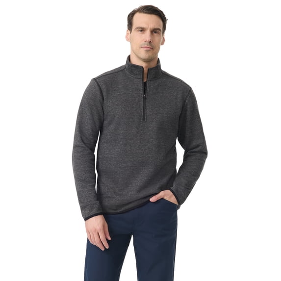 Bass & Co Men's Twill 1/4 Zip, Sizes S-3XL