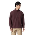 Bass & Co. Men's and Big Men's Waffle 1/4 Zip Pullover Fleece, Sizes S ...