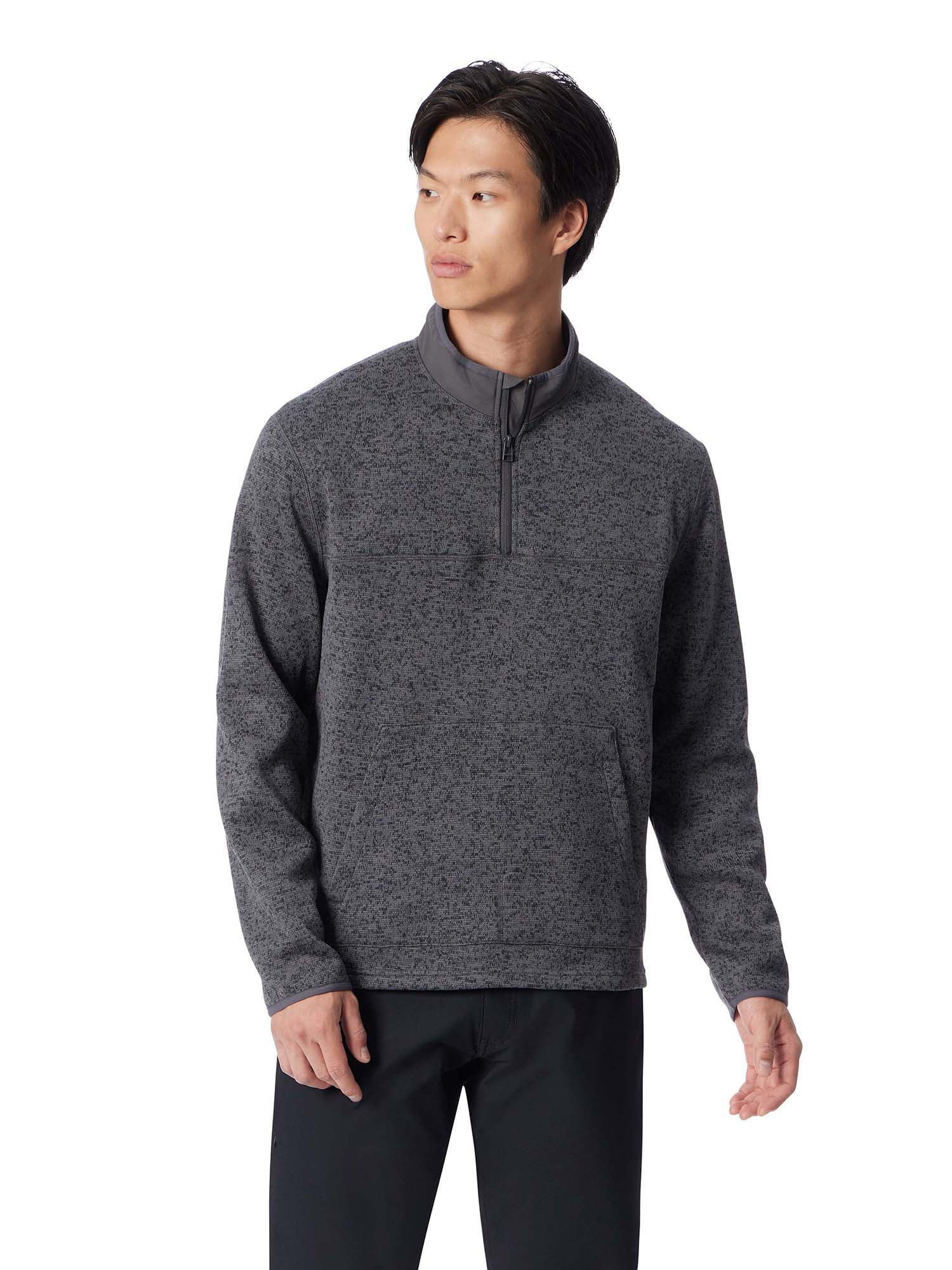 Bass & Co. Men's And Big 1/4 Zip Sweater Fleece Pullover, Sizes S Corsica Wall Basket Hanging Glass Flower Vase