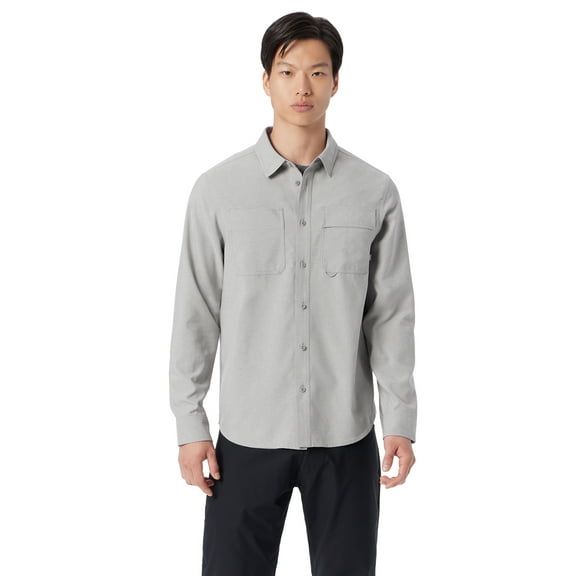 Bass & Co. Men's and Big Men's Easy Travel Shirt with Long Sleeves, Sizes S-3XL