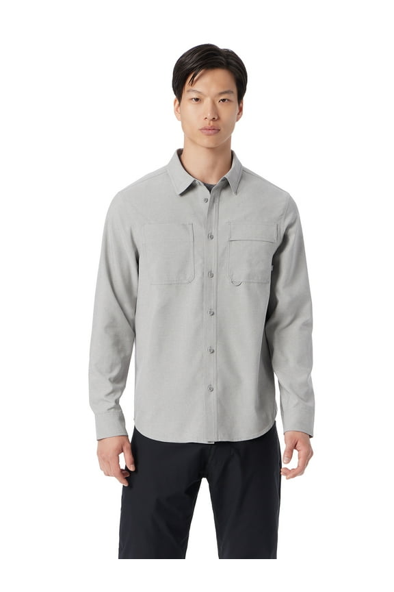 Bass & Co. Men's and Big Men's Easy Travel Shirt with Long Sleeves, Sizes S-3XL
