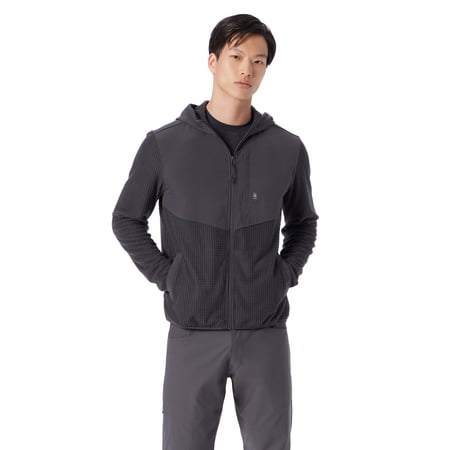 Bass & Co. Men's and Big Men's Mixed Media Zip Hoodie, Sizes S-3XL