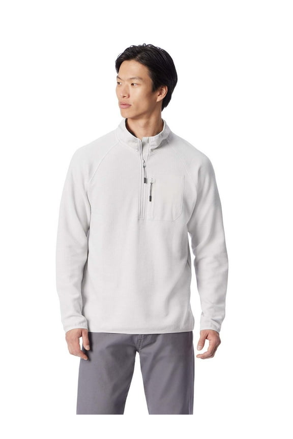 Bass & Co. Men's and Big Men's Waffle 1/4 Zip Pullover Fleece, Sizes S-XXXL
