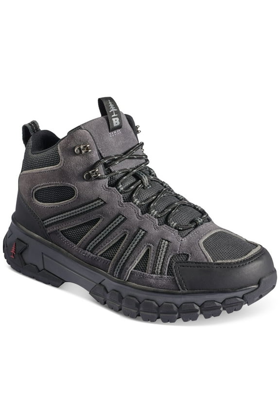 Bass & Co. Outdoor Mens Peak Hiker 2 Mid-Top Hiking Boot Shoes, Dark Gray, 10.5