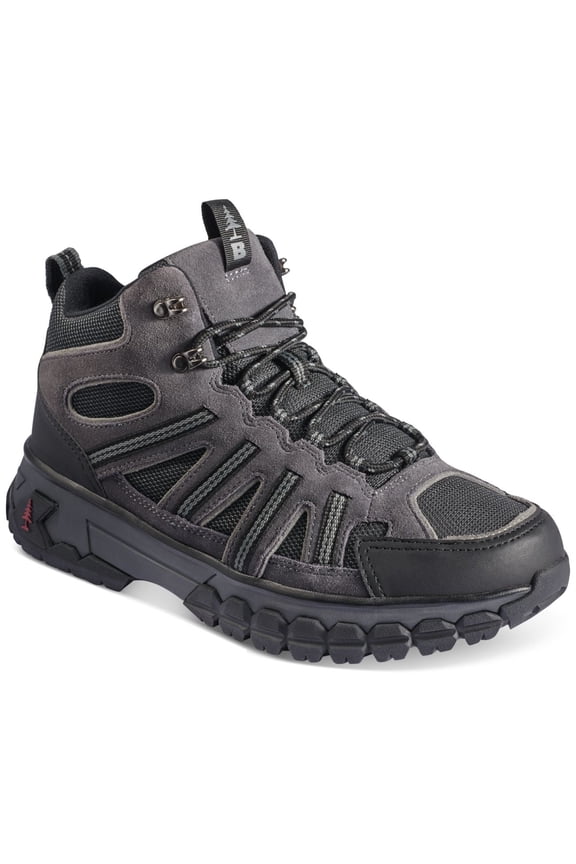 Bass & Co. Outdoor Mens Peak Hiker 2 Mid-Top Hiking Boot Shoes, Dark Gray, 9.5