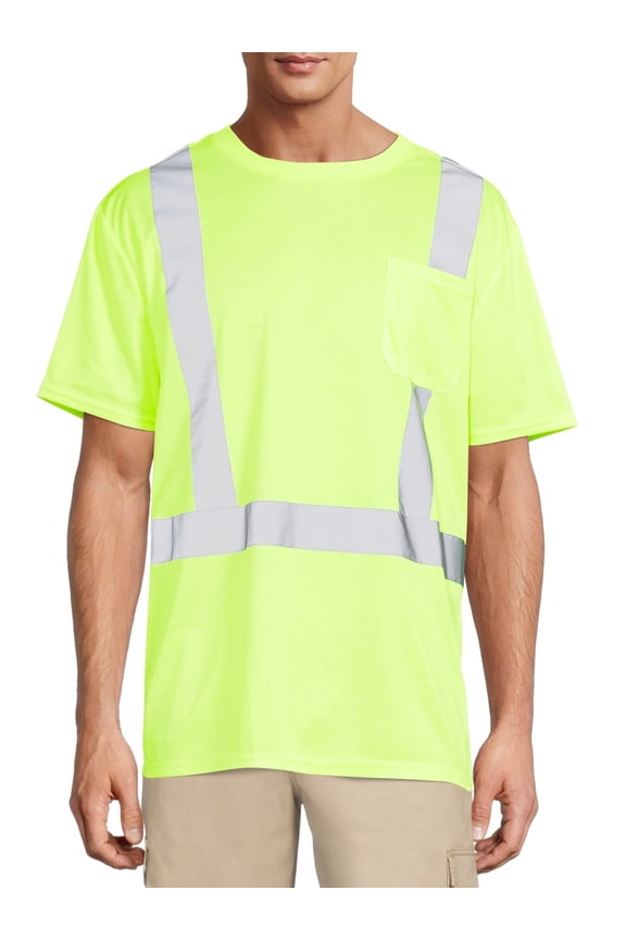 Bass Creek Men's Short Sleeve Safety Pocket T-Shirt