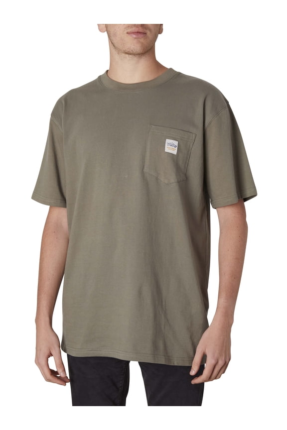 Men's Cotton Pocket Tee, Sizes M-2XL