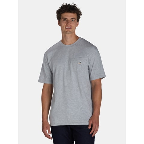 Men's Cotton Pocket Tee, Sizes M-2XL