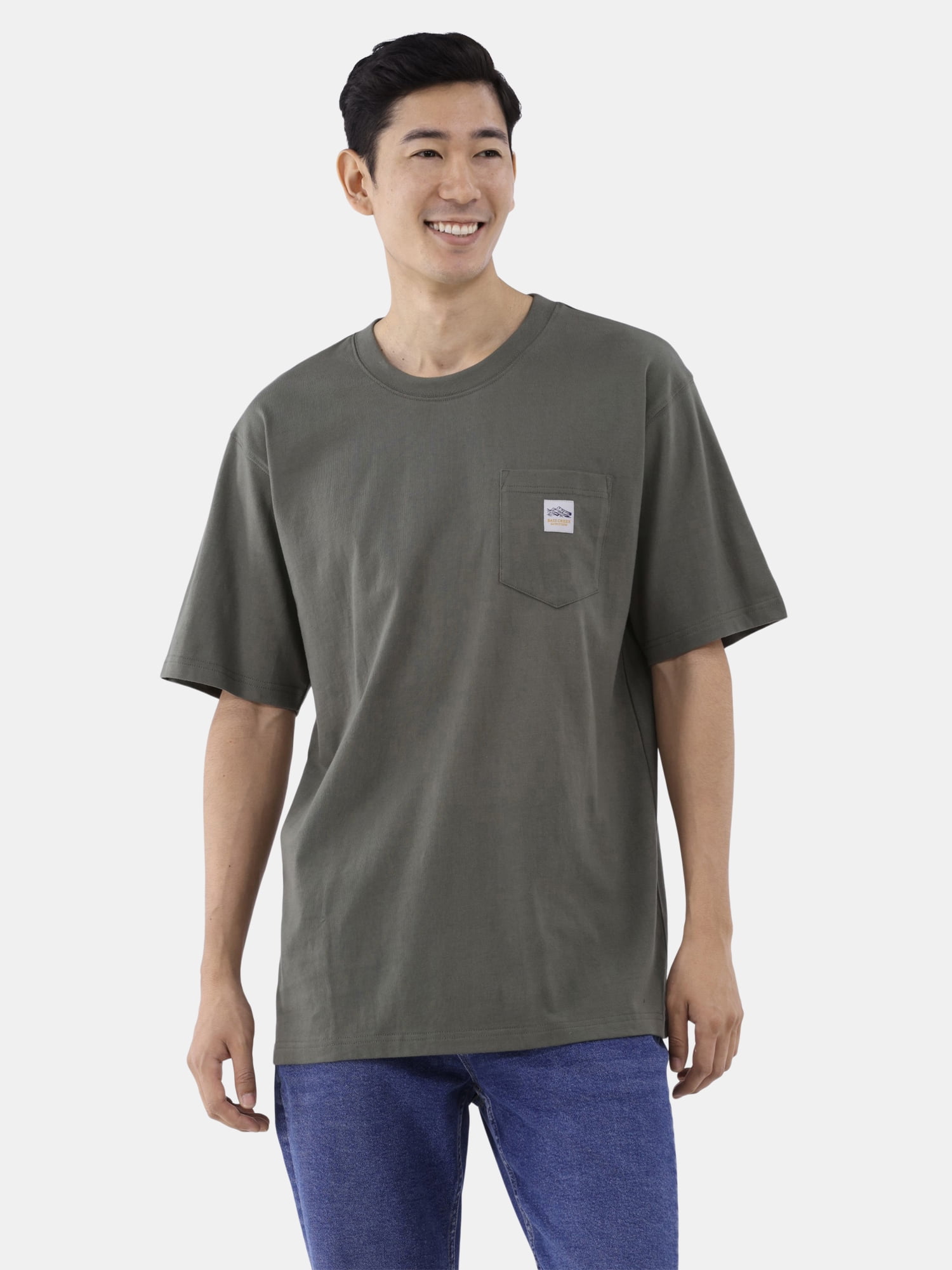 Bass Creek Outfitters Men's Cotton Pocket Tee, Sizes M-2XL